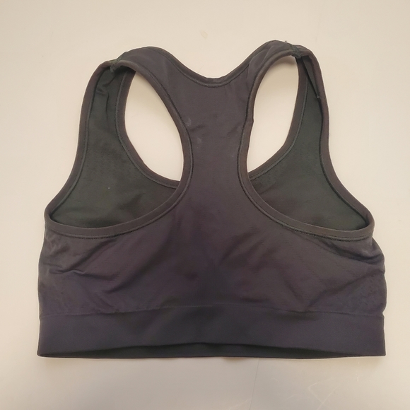 Champion Sports Bra Size Large Grey Seamless Unpadded Racerback Athletic - Picture 2 of 3